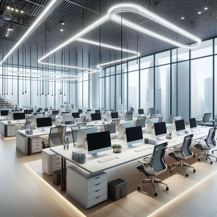Modern air-conditioned office space